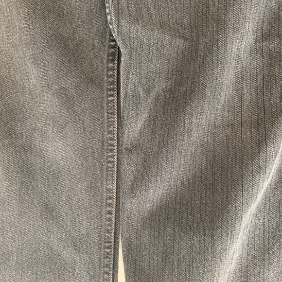 Vintage Y2K Levi's 505 Regular Fit Faded Washed Black Denim Straight Leg Jeans - Picture 12 of 13